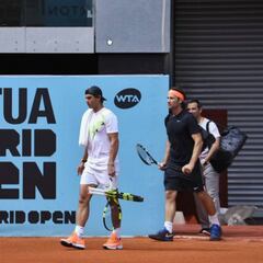 Nadal pisa la tierra de Madrid un día antes de lo previsto