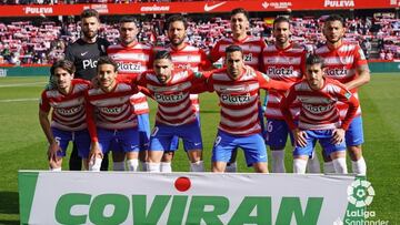 Alineaci&oacute;n del Granada contra Osasuna.