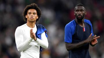 Leroy Sané, durante el partido frente a Francia.