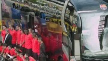 <b>RENOVACIÓN.</b> El club ha presentado el nuevo autocar de la primera plantilla.