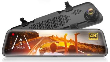 Cmara de espejo retrovisor de alta resolucin disponible en Amazon.