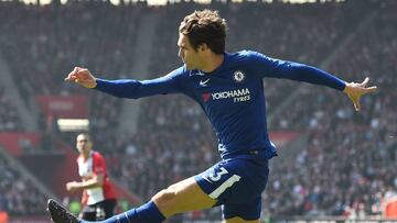 Marcos Alonso con el Chelsea. 