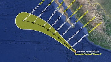 Ciclón Tropical Howard: cómo avanza, estados afectados en México y trayectoria