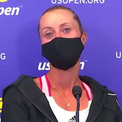 Rajada de proporciones bíblicas de una tenista francesa contra la burbuja del US Open