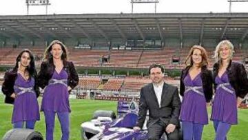 <b>ANDERLECHT. </b>Mikke Van Hool, team manager de Astromega, en la presentación del equipo belga.