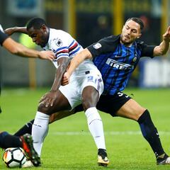 Inter 3-2 Sampdoria, Serie A fecha 10: Resumen, goles y resultado