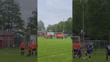 Vídeo: ¡El peor tiro libre de la historia! Terminó en gol en contra y ya es viral en redes sociales