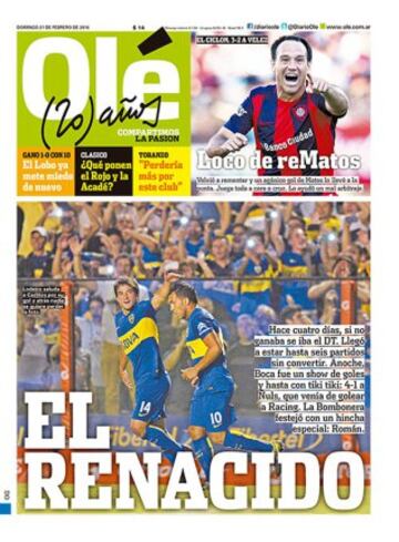 Portadas de la prensa mundial