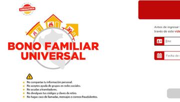 Bono Familiar Universal: link y c&oacute;mo saber si puedo solicitar la ayuda