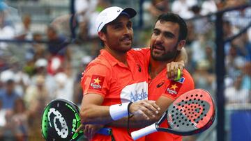 Fernando Belastegu&iacute;n (izquierda) y Pablo Lima (derecha) celebran su victoria.