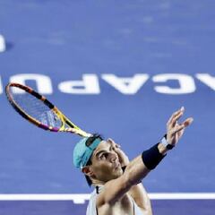 Nadal ya entrena en Acapulco para recuperar su trono