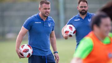 Joaquín García, entrenador del Levante.