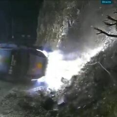 Fuerte accidente de Paddon que atropella a un espectador