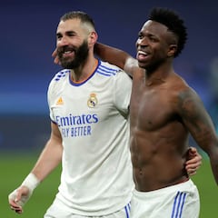 Con Benzema y con Vinicius