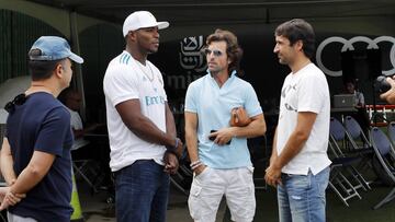 Yasiel Puig junto a Raúl.