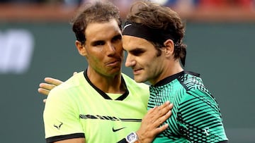 Roger Federer y Rafa Nadal comparten cuadro.