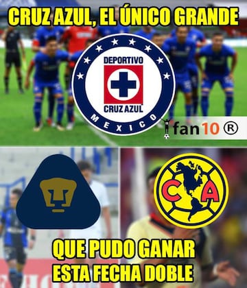 Los memes celebran al Cruz Azul y se ríen del América