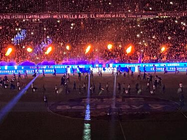 Final de ida de la Copa BetPlay entre Millonarios y Atlético Nacional en El Campín.