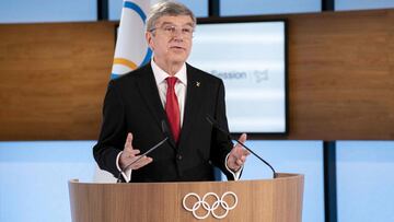 Thomas Bach interviene durante el inicio de la 137 sesi&oacute;n del Comit&eacute; Ol&iacute;mpico Internacional.