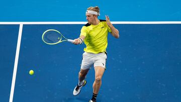 Alejandro Davidovich, durante su partido contra Yi Zhou en Pekín.