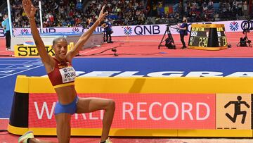 Yulimar batió el récord del mundo en Belgrado, con 15,74.