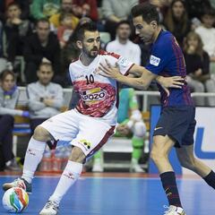 Resumen y resultado del ElPozo Murcia - FC Barcelona: Tablas en medio de la locura