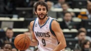Ricky Rubio en acción.