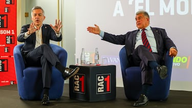 Joan Laporta: “Transparencia toda, pero hay información que afecta a la estrategia del club y tiene un límite.”