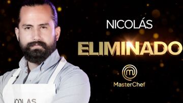 Nicolás fue el eliminado en el quinto episodio de Masterchef