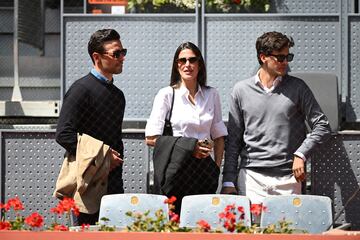 Jaime Astrain, Lidia y Miquel Torrent en el Mutua Madrid Open.