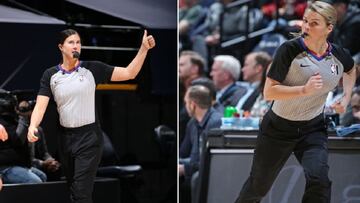 Otro hito en la NBA: dos mujeres arbitran a la vez el Magic-Hornets