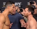 El video de IA que pone a Messi y Cristiano como pesaje y pelea de UFC