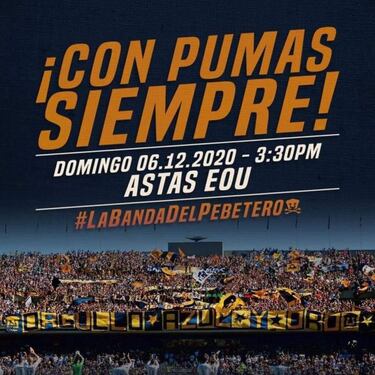 La Rebel convoca a recibimiento a Pumas pese a pandemia