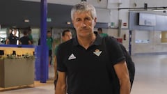 Setién: "Nos gustaría que la plantilla estuviera ya formada"