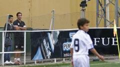 Agüero recordó viejos tiempos desde la banda