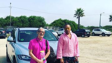 Jesús Mariñas y Elio Valderrama. Instagram: @eliovalderramaprescott