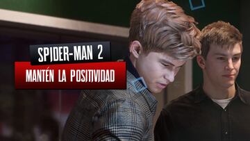 marvel spiderman 2 ps5 mision historia manten la positividad