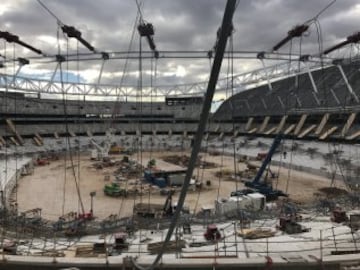 Las imágenes de las obras del Wanda Metropolitano