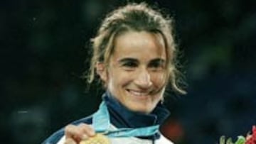 <b>SUS TERCEROS JUEGOS. </B>La alicantina fue medalla de oro de judo en los Juegos Olímpicos de Sydney, así como bronce en Atlanta.