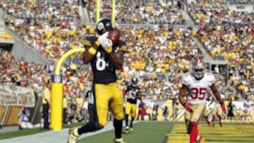 Los 49ers sólo pudieron ver como Antonio Brown destrozaba su secundaria una y otra vez.