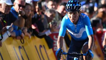 Nairo Quintana en el Tour de Francia.