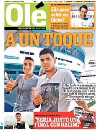 Portadas de la prensa deportiva