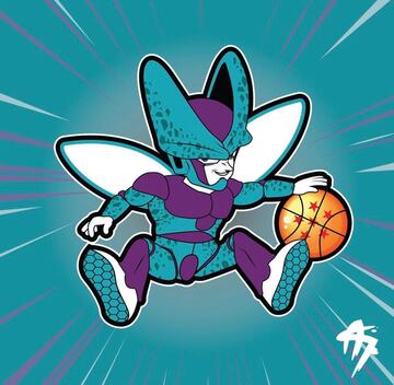 El increíble resultado de mezclar los logos de la NBA con Dragon Ball