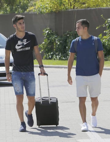Real Madrid reps Asensio and Vazquez turn up for national duty.