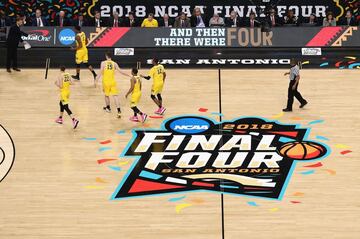 Las imágenes del triunfo de los Wolverines en el Final Four