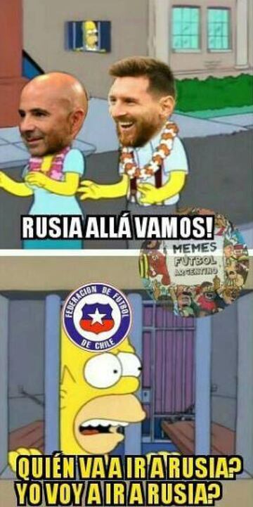 Los memes que se burlan de la eliminación de Chile