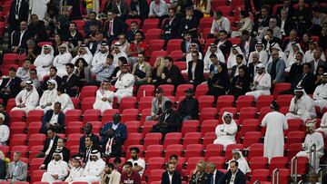 Inaudito en un Mundial: ?la grada de Qatar se vaci¨® al descanso!