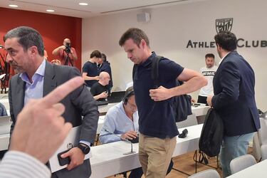 Mikel Gonz¨¢lez: ¡°Creemos en Valverde a muerte¡±
