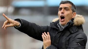 Juan Ramón López Muñiz durante un partido de su equipo.