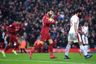 Liverpool's Mohamed Salah is the 4th fastest to reach 50 goals in Premier League history